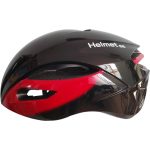 Kerékpáros országúti sisak fekete/piros Helmet66